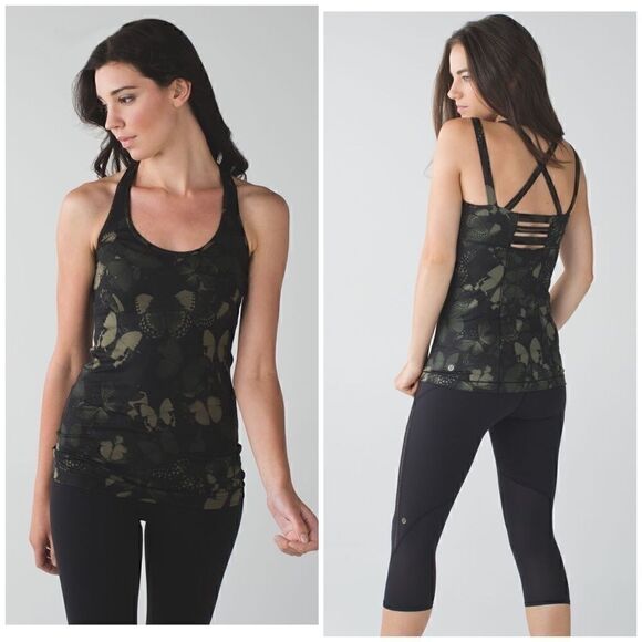 Lululemon Cool Racerback Biggie So Fly Butterfly 2 - Picture 1 of 7